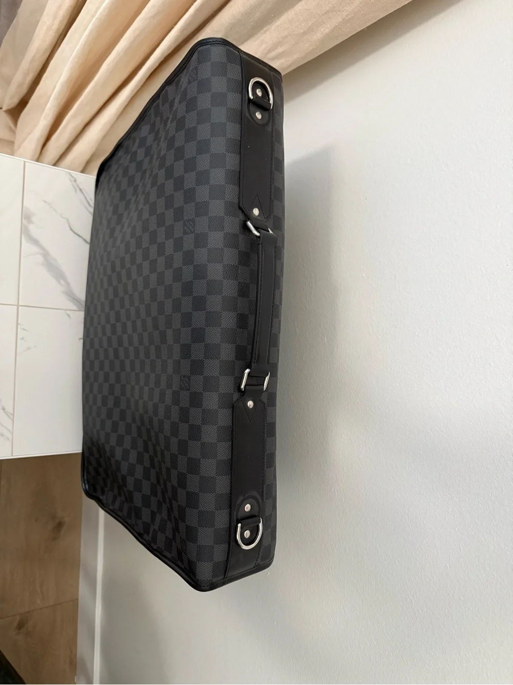 Louis Vuitton Black Damier Graphite Garment Bag